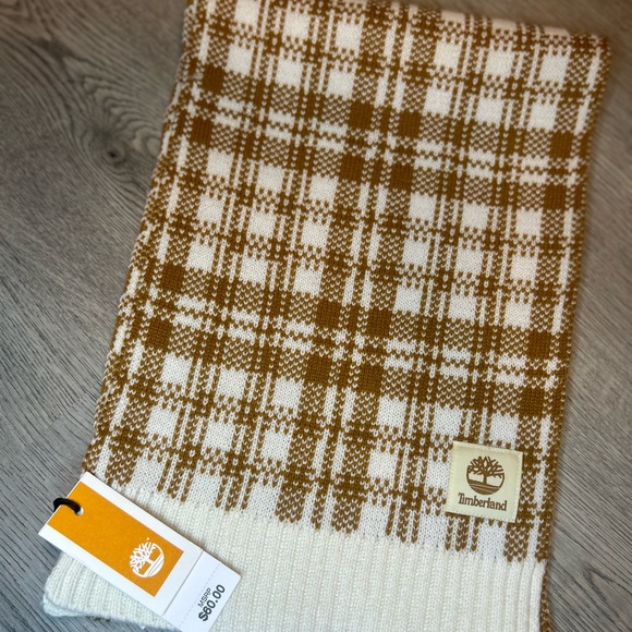 Timberland women’s white and yellow scarf-wrap - Picture 2 of 5